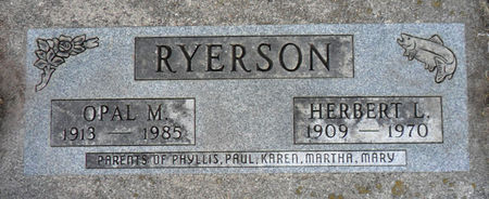HOWLETT RYERSON, OPAL M - Hancock County, Iowa | OPAL M HOWLETT RYERSON 