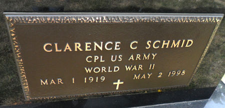 SCHMID, CLARENCE C - Hancock County, Iowa | CLARENCE C SCHMID 