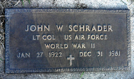 SCHRADER, JOHN W - Hancock County, Iowa | JOHN W SCHRADER 
