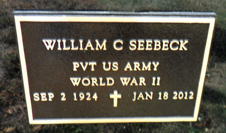 SEEBECK, WILLIAM C - Hancock County, Iowa | WILLIAM C SEEBECK 