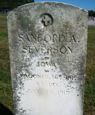 SEVERSON, SANFORD A - Hancock County, Iowa | SANFORD A SEVERSON 