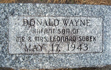 SOBEK, DONALD W - Hancock County, Iowa | DONALD W SOBEK 