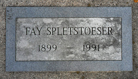 LEHMAN SPLETSTOESER, FAY - Hancock County, Iowa | FAY LEHMAN SPLETSTOESER 