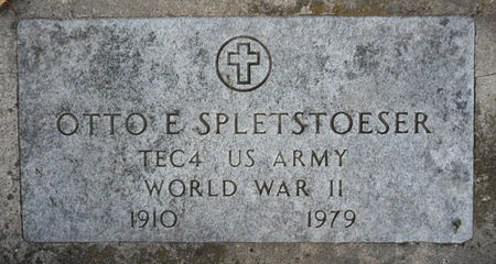 SPLETSTOESER, OTTO E - Hancock County, Iowa | OTTO E SPLETSTOESER 
