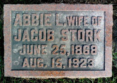 STORK, ABBIE L - Hancock County, Iowa | ABBIE L STORK 