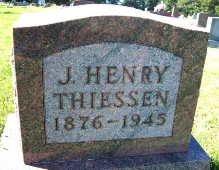 THIESSEN, J HENRY - Hancock County, Iowa | J HENRY THIESSEN 