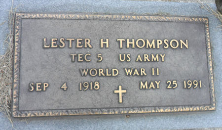 THOMPSON, LESTER H - Hancock County, Iowa | LESTER H THOMPSON 