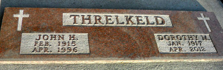 THRELKELD, JOHN H - Hancock County, Iowa | JOHN H THRELKELD 