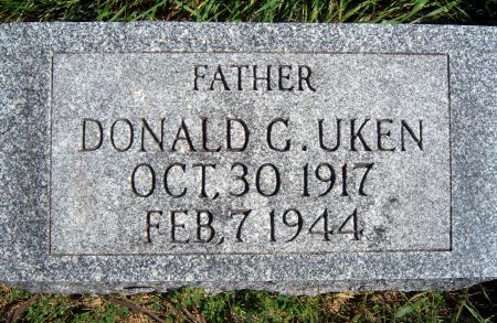 UKEN, DONALD G - Hancock County, Iowa | DONALD G UKEN 