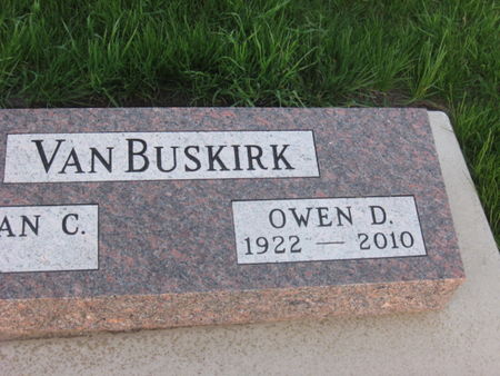VAN BUSKIRK, OWEN D - Hancock County, Iowa | OWEN D VAN BUSKIRK 