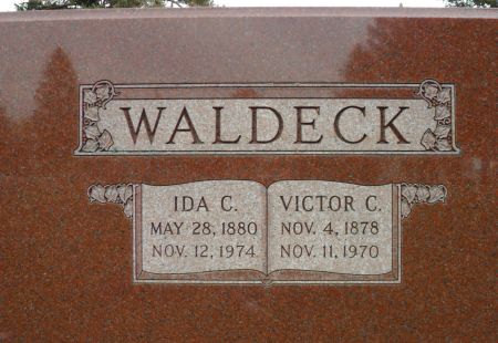WALDECK, IDA C - Hancock County, Iowa | IDA C WALDECK 