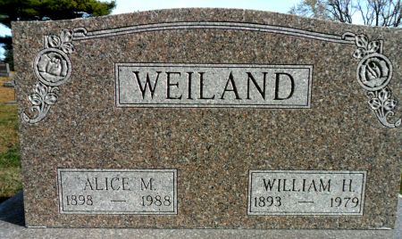 WEILAND, WILLIAM H - Hancock County, Iowa | WILLIAM H WEILAND 