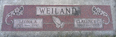 MONSON WEILAND, LEONA A - Hancock County, Iowa | LEONA A MONSON WEILAND 