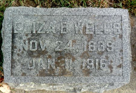 WELLS, ELIZA B - Hancock County, Iowa | ELIZA B WELLS 