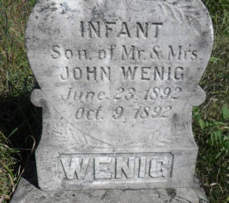 WENIG, INFANT - Hancock County, Iowa | INFANT WENIG 