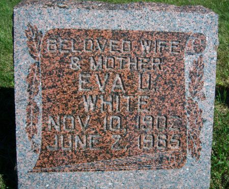 WHITE, EVA U - Hancock County, Iowa | EVA U WHITE 