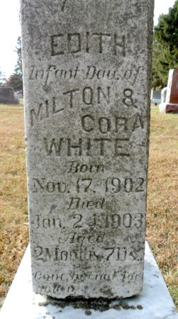 WHITE, EDITH - Hancock County, Iowa | EDITH WHITE 