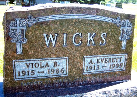 WICKS, A EVERETT - Hancock County, Iowa | A EVERETT WICKS 