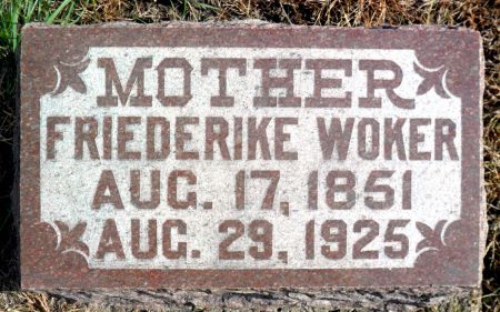 WOKER, FRIEDERIKE - Hancock County, Iowa | FRIEDERIKE WOKER 