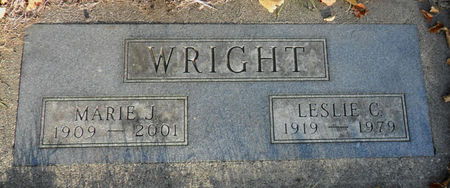 WRIGHT, LESLIE C - Hancock County, Iowa | LESLIE C WRIGHT 