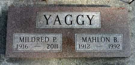YAGGY, MAHLON B - Hancock County, Iowa | MAHLON B YAGGY 