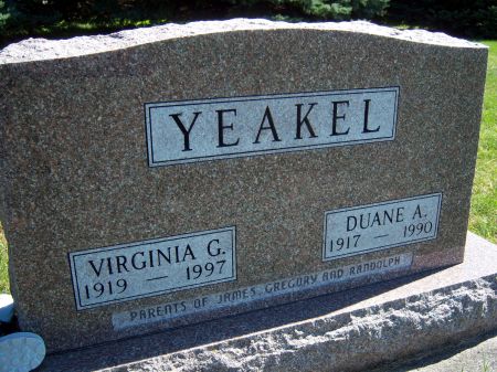 YEAKEL, DUANE A - Hancock County, Iowa | DUANE A YEAKEL 