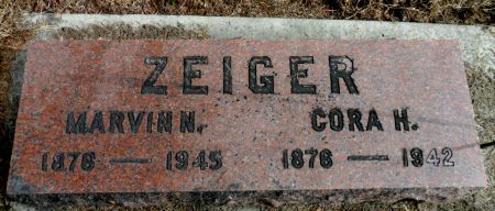 MILLER ZEIGER, CORA H - Hancock County, Iowa | CORA H MILLER ZEIGER 