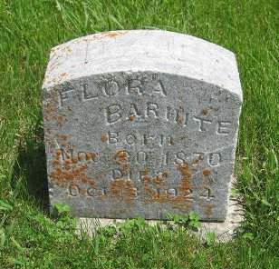 BARHITE, FLORA AMELIA - Hardin County, Iowa | FLORA AMELIA BARHITE 