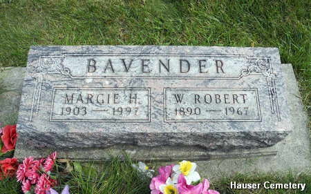 HAUSER BAVENDER, MARJORIE ELIZABETH - Hardin County, Iowa | MARJORIE ELIZABETH HAUSER BAVENDER 