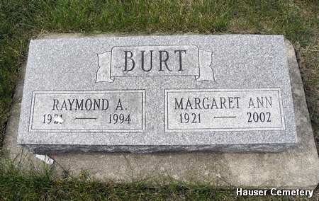 BURT, MARGARET ANN - Hardin County, Iowa | MARGARET ANN BURT 