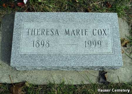 SPURLIN COX, THERESA MARIE - Hardin County, Iowa | THERESA MARIE SPURLIN COX 