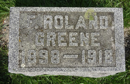 GREENE, F. ROLAND - Hardin County, Iowa | F. ROLAND GREENE 