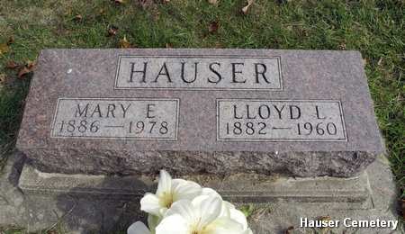 MABIE HAUSER, MARY ELIZABETH - Hardin County, Iowa | MARY ELIZABETH MABIE HAUSER 