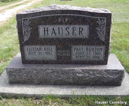 HAUSER, PAUL BURTON - Hardin County, Iowa | PAUL BURTON HAUSER 