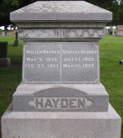 HAYDEN, WALLEN - Hardin County, Iowa | WALLEN HAYDEN 