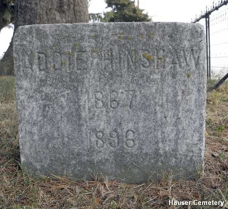 HINSHAW, ADDIE - Hardin County, Iowa | ADDIE HINSHAW 