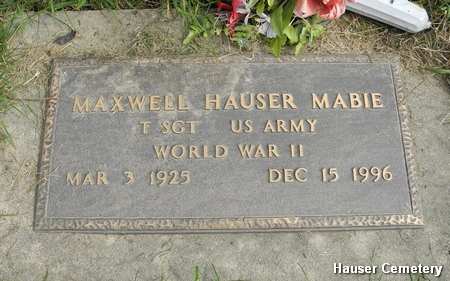MABIE, MAXWELL HAUSER - Hardin County, Iowa | MAXWELL HAUSER MABIE 