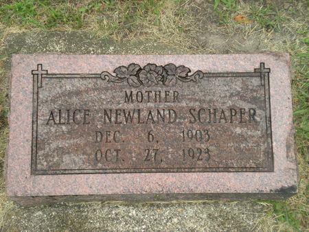 SCHAPER, ALICE - Hardin County, Iowa | ALICE SCHAPER 