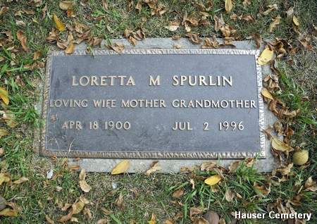 AVEY SPURLIN, LORETTA M. - Hardin County, Iowa | LORETTA M. AVEY SPURLIN 