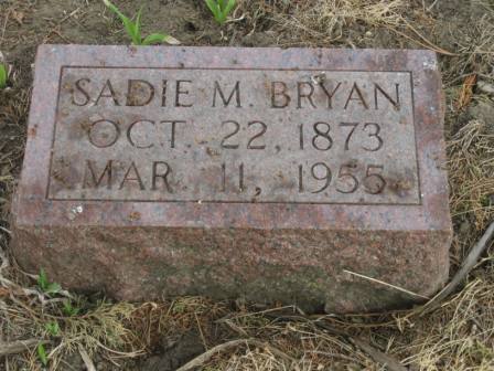 BRYAN, SADIE M - Harrison County, Iowa | SADIE M BRYAN 