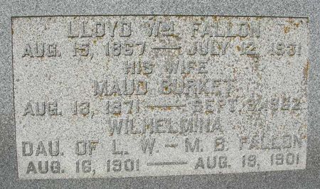 FALLON, MAUD - Harrison County, Iowa | MAUD FALLON 