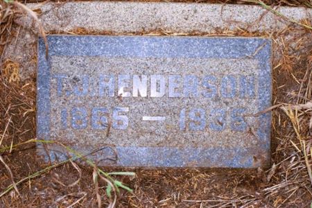 HENDERSON, THOMAS JEFFERSON - Harrison County, Iowa | THOMAS JEFFERSON HENDERSON 