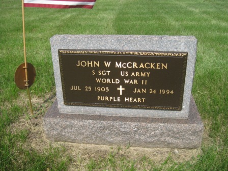 MCCRACKEN, JOHN WILLIAM - Harrison County, Iowa | JOHN WILLIAM MCCRACKEN 