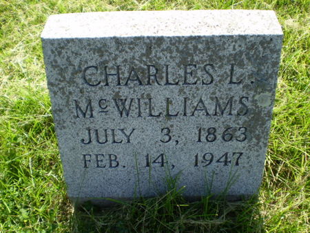 MCWILLIAMS, CHARLES LUTHER - Harrison County, Iowa | CHARLES LUTHER MCWILLIAMS 