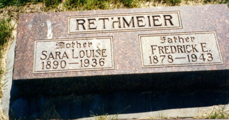 RETHMEIER, FREDRICK E. - Harrison County, Iowa | FREDRICK E. RETHMEIER 