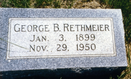 RETHMEIER, GEORGE - Harrison County, Iowa | GEORGE RETHMEIER 