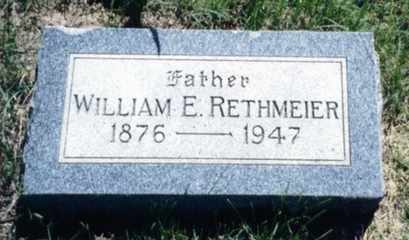 RETHMEIER, WILLIAM - Harrison County, Iowa | WILLIAM RETHMEIER 