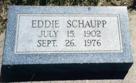 SCHAUPP, EDDIE - Harrison County, Iowa | EDDIE SCHAUPP 