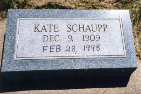 SCHAUPP, KATE - Harrison County, Iowa | KATE SCHAUPP 