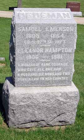 HAMPTON BEREMAN, ELEANOR - Henry County, Iowa | ELEANOR HAMPTON BEREMAN 